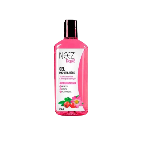 Gel Pós-Depilatório Neez Depil Rosa Mosqueta e Mentol 240ml