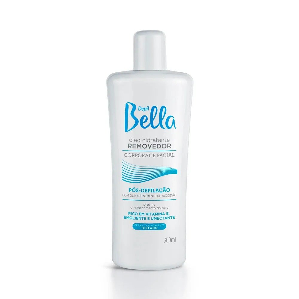 ÓLEO REMOVEDOR ALGODÃO 300ML - DEPIL BELLA